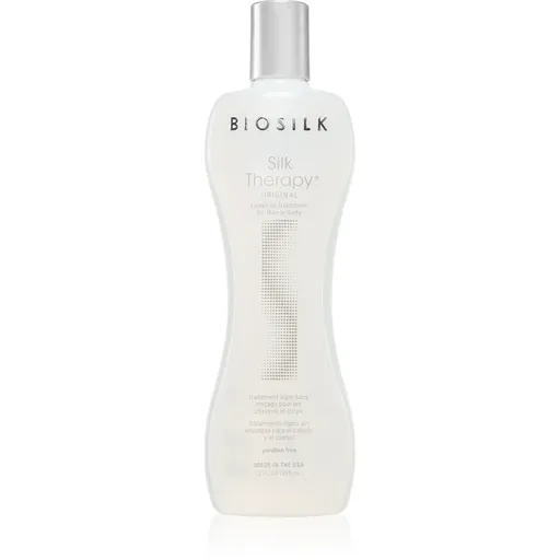Biosilk Silk Therapy Original hedvábná regenerační péče pro všechny typy vlasů 355 ml