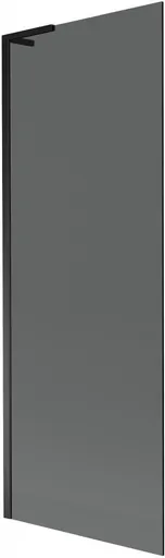 MEXEN/S Next L vanová zástěna FIX 70 x 150, grafit, černá 895-070-000-03-40-70