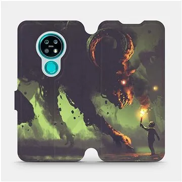 Flipové pouzdro na mobil Nokia 7.2 - VA08P Příšera a kluk s pochodní (5903516069910)