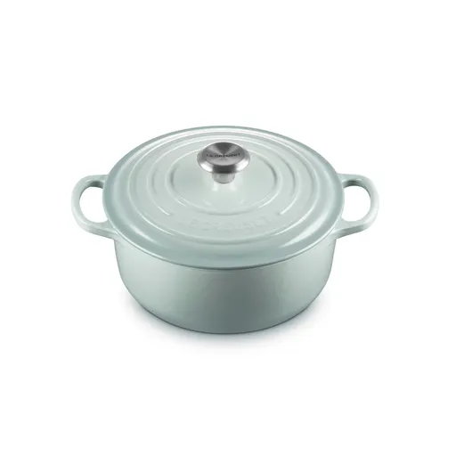 Kastrol SIGNATURE 20 cm, 2,4 l, SEA SALT, litina, Le Creuset