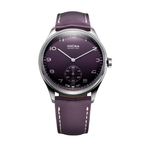 Vulcain Grand Prix - Small Second Purple - Purple Leather