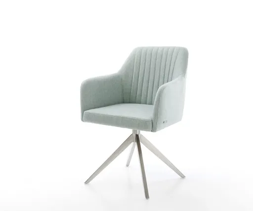 Jídelní židle Greg-Flex Stripes mátová široká křížová podnož