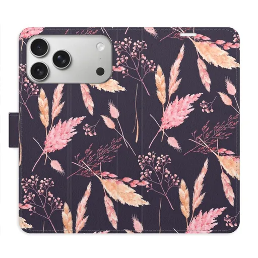 Flipové pouzdro iSaprio - Ornamental Flowers 02 - iPhone 17 Pro Max