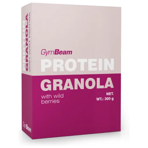 GymBeam PROTEIN GRANOLA 300 G LESNÍ OVOCE Proteinová snídaně, , velikost 300 G