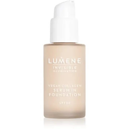 Lumene Invisible Illumination Vegan Collagen Serum in Foundation lehký make-up s vyživujícím účinkem SPF 30 00 30 ml