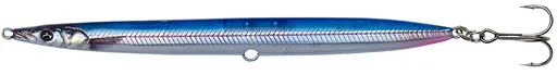 Savage gear sandeel pencil sinking blue silver uv - 12,5 cm 19 g
