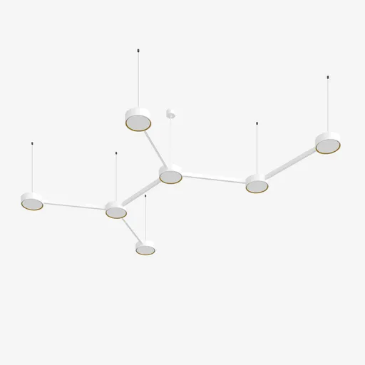 LUCIS závěsné svítidlo INFINITY II 108,4W 3000K akrylátové sklo bílá 27.K1.60