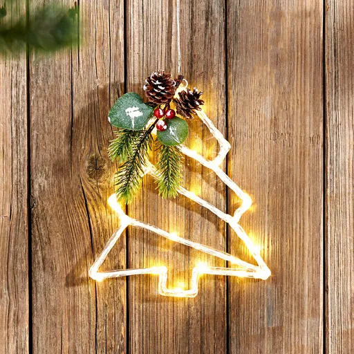 LED dekorace Jedle