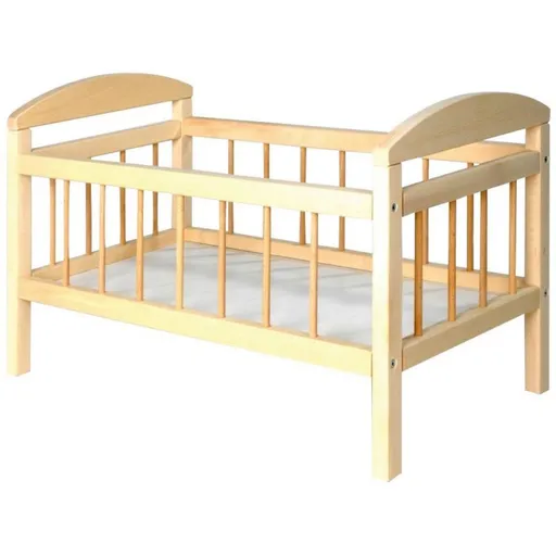 Teddies Postýlka dřevěná velká 58,5 x 33 x 37,5 cm