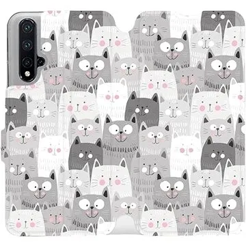Flipové pouzdro na mobil Honor 20 - M099P Kočičky (5903226918263)