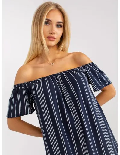 Dámské šaty pruhované FRESH MADE námořnicky modré