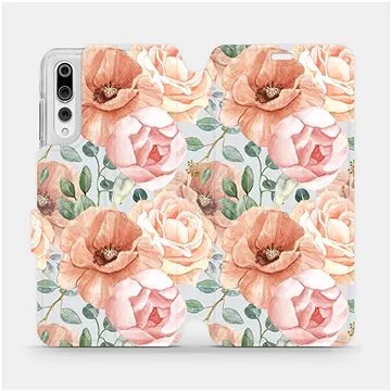 Flip pouzdro na mobil Huawei P20 Pro - MP02S Pastelové květy (5903516756629)