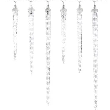 EMOS LED vánoční girlanda - rampouchy, 6 ks, 2 m, venkovní i vnitřní, studená bílá (DCPC06)