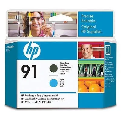HP C9460A 91 matná černá/azurová (matte black/cyan) originální tisková hlava
