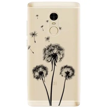 iSaprio Three Dandelions - black pro Xiaomi Redmi Note 4 (danbl-TPU2-RmiN4)