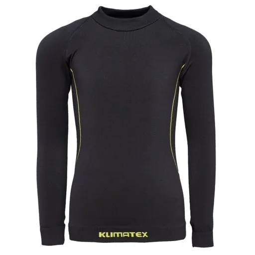 Klimatex CHIKO SEAMLESS Dětské bezešvé termo triko, černá, velikost 158-164