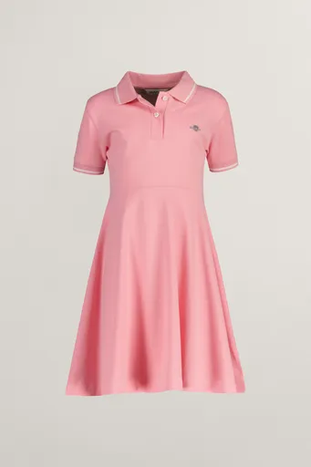 ŠATY GANT PIQUE SPIN DRESS GERANIUM PINK