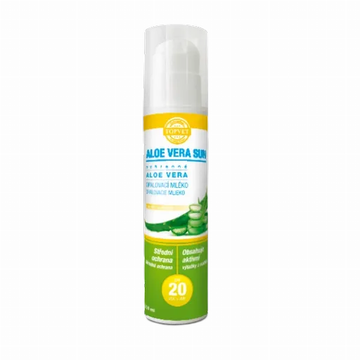 Aloe vera opalovací mléko SPF 20 200 ml - Green idea