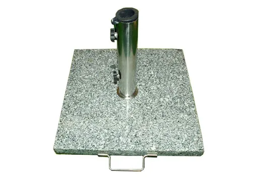 Garthen 770 Stojan na deštníky slunečníky žula/nerezová ocel 25 kg