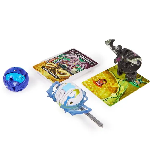 Bakugan startovací sada speciální útok S6 Mantid, Titanium Dragonoid, Trox