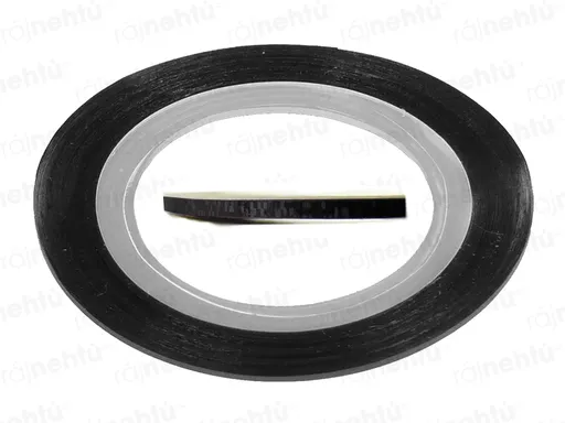 Zdobící páska - glitter černá