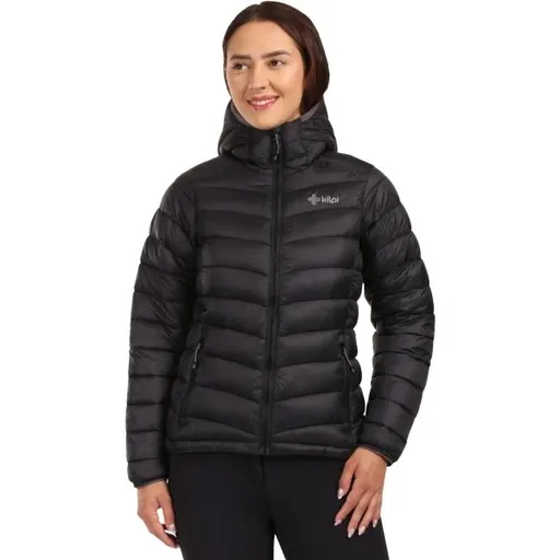KILPI REBEKI Dámská zateplená bunda, černá, velikost