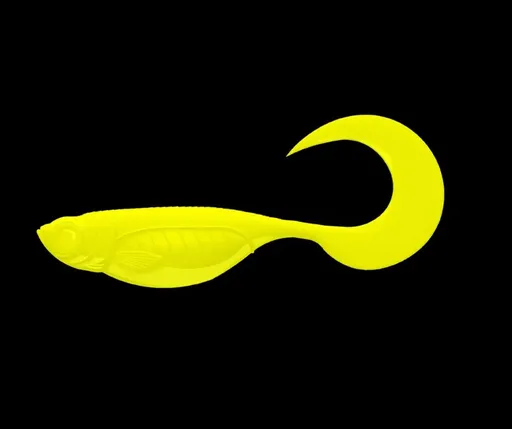Libra Lures Gumová nástraha Embrion Twist Tail 1,75″ 12ks - Hot Yellow 006,Libra Lures Gumová nástraha Embrion Twist Tail 1,75″ 12ks - Hot Yellow 006