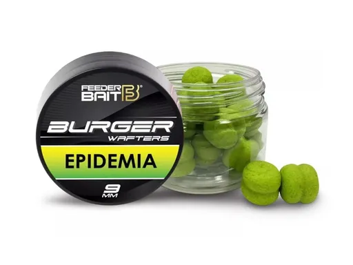 FeederBait Burger Wafters 9mm 25ml - Epidemia - CSL,FeederBait Burger Wafters 9mm 25ml - Epidemia - CSL