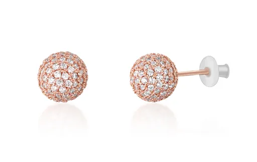 JVD Třpytivé pozlacené náušnice pecky SVLE01095XH2R000