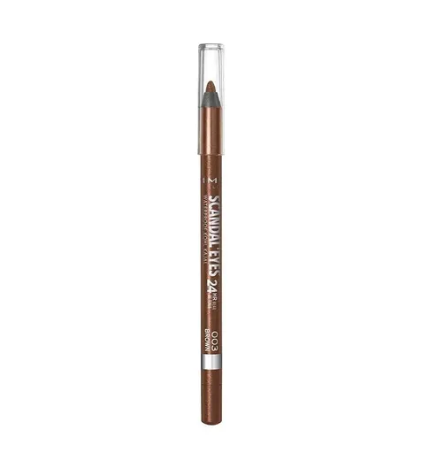 Rimmel Voděodolná kajalová tužka na oči Scandal Eyes 24H (Waterproof Kohl Kajal) 1,3 g 003 Brown