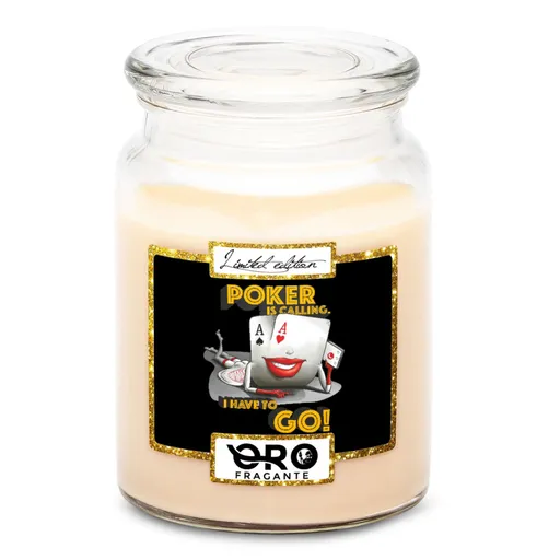 Svíčka Poker calling (Vůně svíčky: Vanilka)