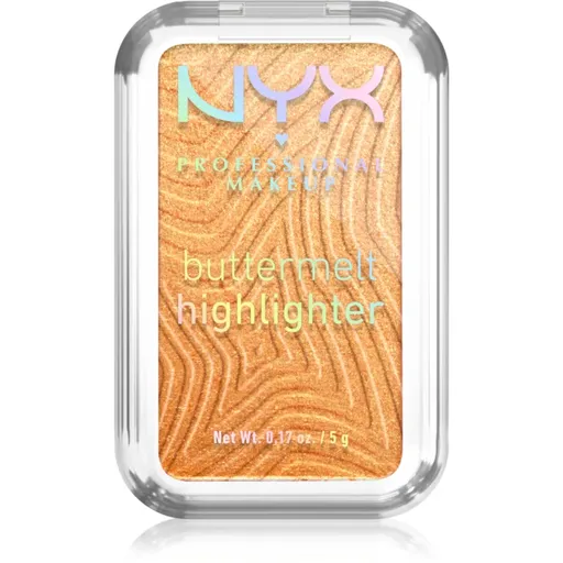NYX Professional Makeup Buttermelt Highlighter rozjasňovač odstín butta bling 30 5 g