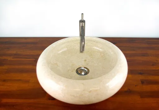 Divero 659 Kamenné umyvadlo leštěný mramor