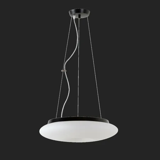 OSMONT SAT60955 SATURN L2 závěsné skleněné svítidlo černá / bílá IP20 4000 K 31W LED DALI