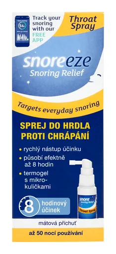 SNOREEZE Sprej do hrdla proti chrápání 23,5 ml