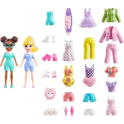 Mattel Polly Pocket velká sada oblečků a doplňků 1