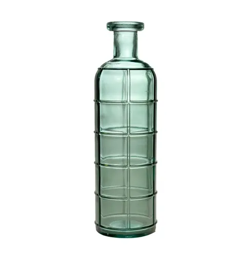 Chaks Sklenená váza Grafika - Ocean green 1,7 l