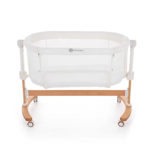 PETITE&MARS Postýlka dětská polohovatelná s funkcí kolébky Glory 2v1