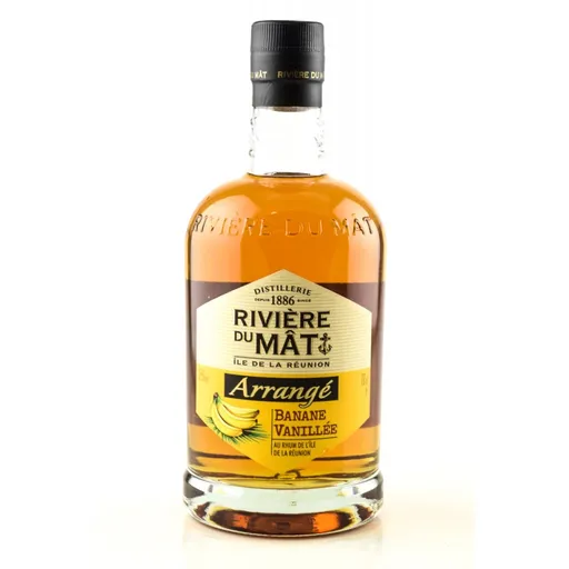 Riviere du Mat Riviére du Mat Arrange  Banane Vanillee  flavored Reunion rum 35% 0,7l
