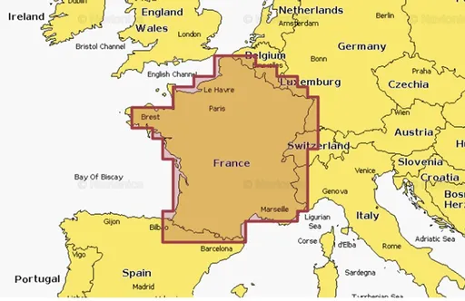Navionics+ Mapy Francie,Navionics+ Mapy Francie