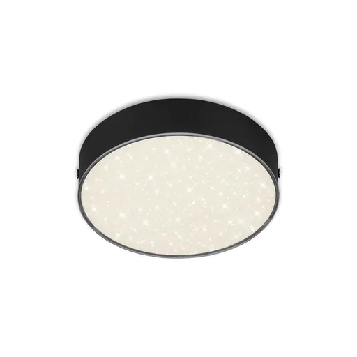 BRILONER LED stropní svítidlo hvězdné nebe, pr. 15,7 cm, 11 W, černá BRI 7072-415