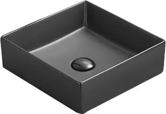 MEXEN Goya umyvadlo na desku 35x35, černá mat 22183585