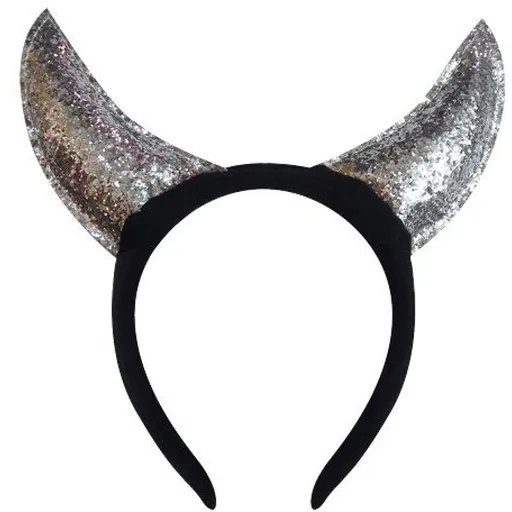 Anděl Přerov Čelenka s glitry Čertovské rohy stříbrné