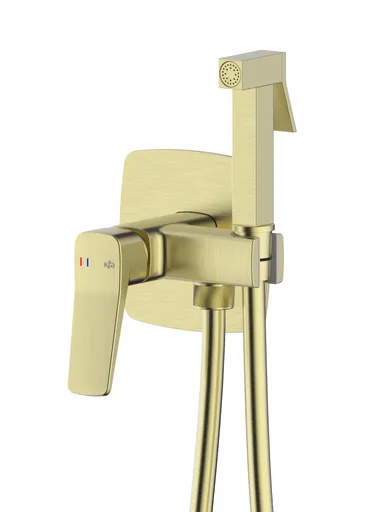 KFA Baterie Malaga, bidetová, podomítková, nástěnná, PVD broušené zlato 4529-512-31