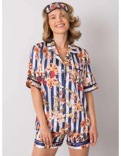 Dámské pyžamo vzorované ONIA námořnicky modré a bílé