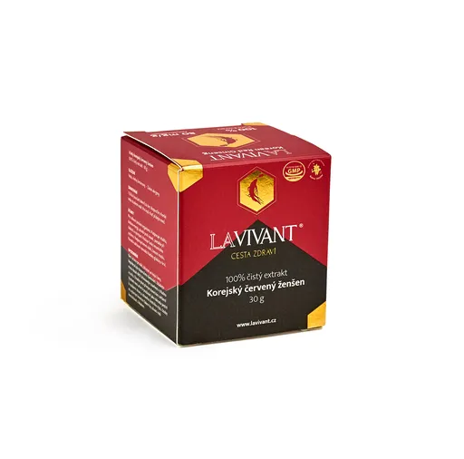 LAVIVANT Korejský šestiletý červený ženšen extrakt 30 g