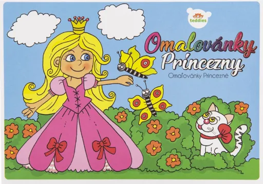 Omalovánky Princezny A5/8 listů