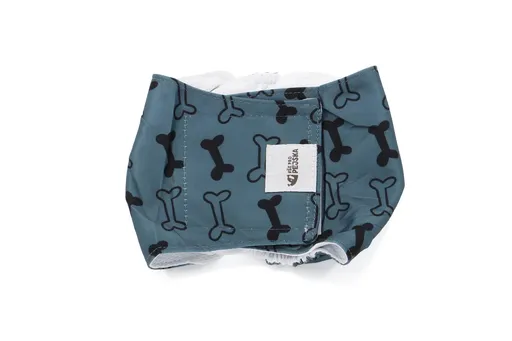 Vsepropejska StayDry protiznačkovací pás pro psa Barva: Kosti šedá, Obvod slabin (cm): 16 - 22