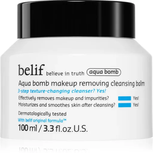 belif Aqua Bomb Makeup Removing Cleansing Balm odličovací a čisticí balzám s hydratačním účinkem 100 ml