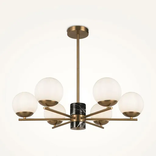 MAYTONI Závěsné svítidlo Marble E27x6 60W MOD187PL-06BS